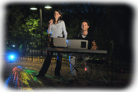 Musica e effetti luce ad un matrimonio a Padova.