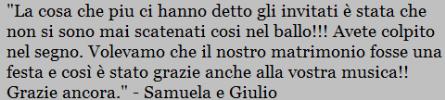 Recensione di Samuela e Giulio